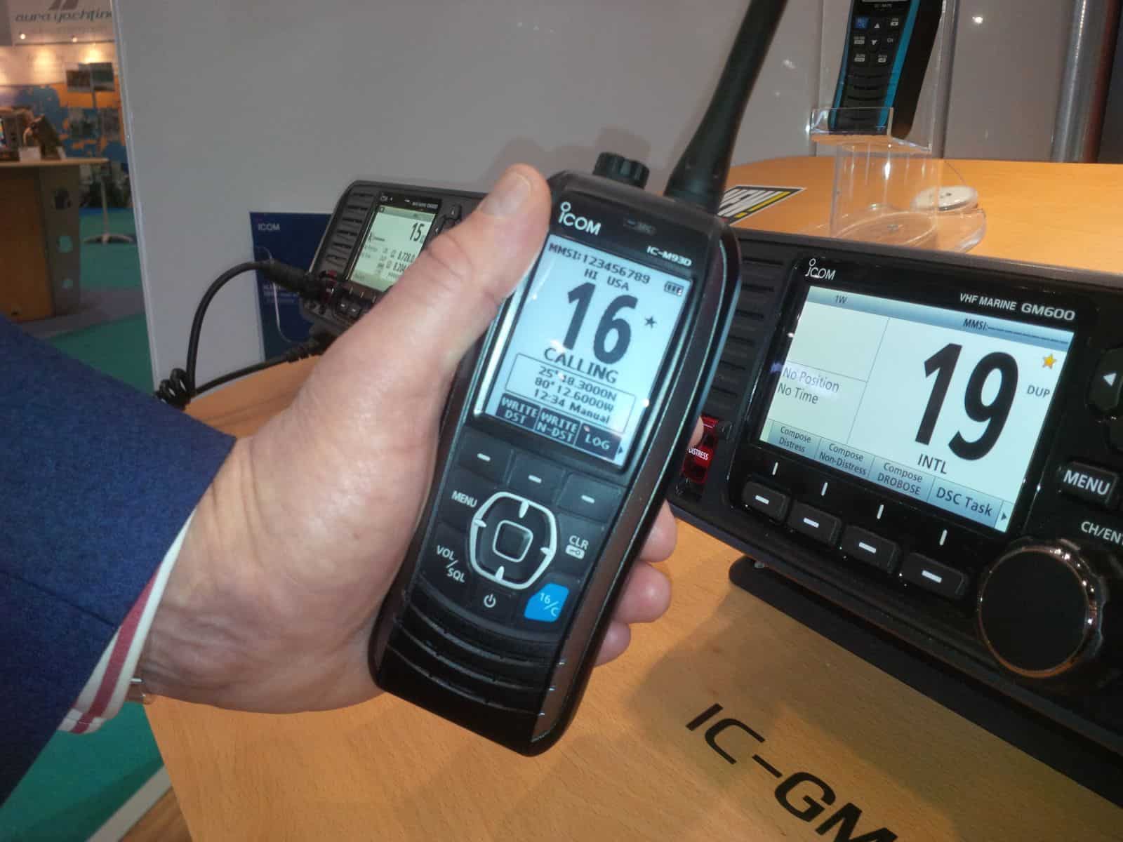 ICM93D Euro Portable DSC/VHF Marine Radio Seavoice Training